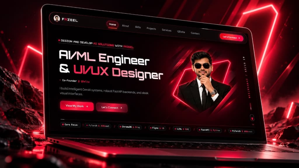 Screenshot preview of Fazeel website